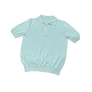 เสื้อไหมพรมขนสัตว์แบบถักของเวียดนามสวมใส่สบายสำหรับสวมใส่ในชีวิตประจำวันและกีฬาระบายอากาศได้ดีดูดซับเหงื่อได้ดีโปโล - Product Image 1