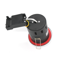 Projecteurs inclinables de Downlight de plafond de LED GU10 enfoncé évalué par feu matériel de fer