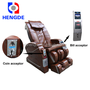 Sillón de Masaje HENGDE CM-04 de Lujo, <span class=keywords><strong>Shiatsu</strong></span>, de Cuero, Gravedad Cero, con Pago en Efectivo/Monedas/Tarjeta, para Cuerpo de Gran Tamaño - Product Image 5