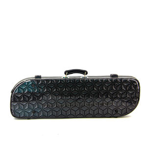 Haute qualité adulte personnalité mode diamant <span class=keywords><strong>motif</strong></span> 3d Pvc cuir Piano étui coque dure Anti-collision violon boîte - Product Image 3