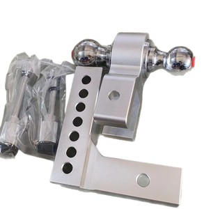 Attelage de remorque réglable 2*2-5/16 en acier avec doubles verrous pour attelages de 6 pouces - Product Image 5