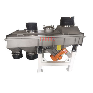 Tamiz vibratorio lineal con dos motores de vibración para cribado de pellets de mineral y PVC Gran capacidad de procesamiento de alto rendimiento - Product Image 3