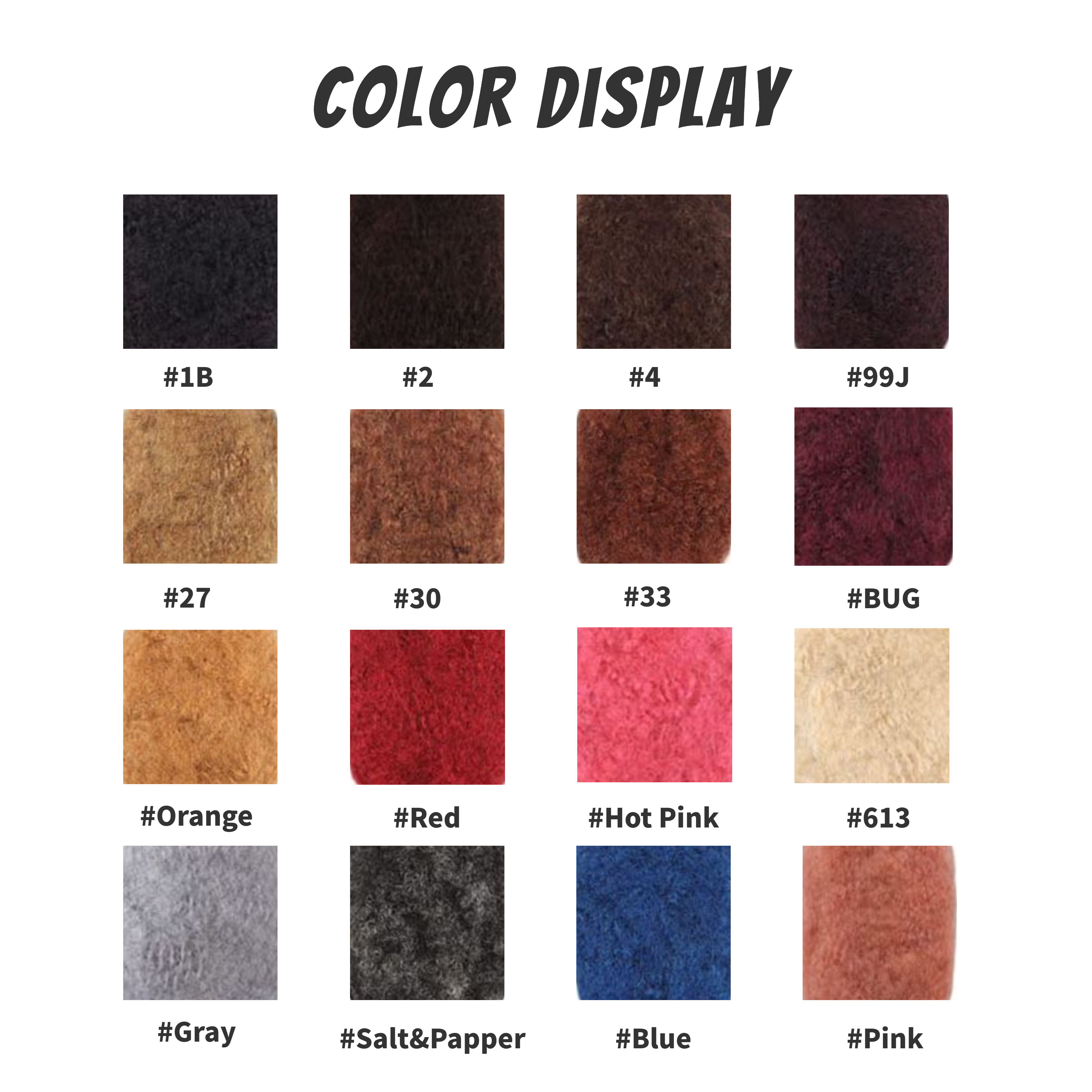 Send inquiries for more colors