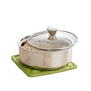 Casserole en acier inoxydable avec couvercle en verre, 24 cm, design moderne, durable, passe au lave-vaisselle, compatible avec les cuisinières à gaz et à induction - Product Image 6