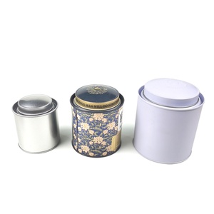 Custom White Round Metal <b>Tin</b> Box High Quality Airtight Food Storage for Candy <b>Chocolate</b> Sugar & Coffee Beans - Product Image 4