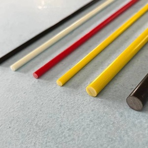 Varilla de Fibra de Vidrio Profesional de 1M, Varilla Rígida de FRP de Alta Resistencia para Aislamiento Eléctrico y Proyectos de Bricolaje (Precio de Fábrica) - Product Image 1