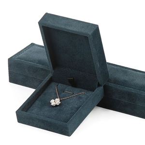 Velvet Jewelry <b>Box</b> Custom Logo for Engagement Wedding Ring <b>Gift</b> Luxury - Product Image 6
