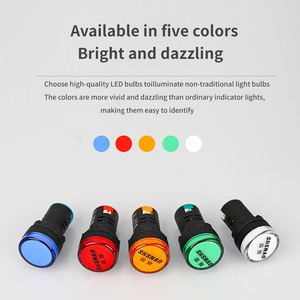 थोक कम मूल्य ad16 श्रृंखला 22 मिमी नेतृत्व वाले प्लास्टिक सूचक प्रकाश 6v/12v/24v/<span class=keywords><strong>110v</strong></span>/380v/220v/बनाम ip55 30000 घंटे - Product Image 6