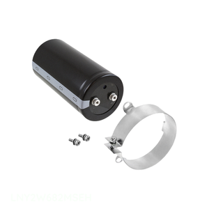 Condensador de Montaje en Chasis, Distribuidor Autorizado, 6800 uF, Aluminio, 6800UF, 20%, 450V, Tornillo, LNY2W682MSEH - Product Image 1