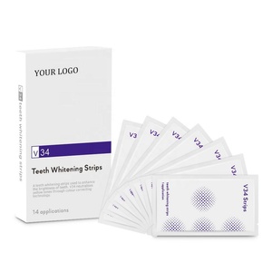 High Quality 14 <b>Teeth</b> <b>Whitening</b> Strips in 7 Pouches for Home Use Private Label Wholesale - Product Image 5