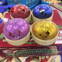 Produit transfrontalier anti-stress, Niannile : Mignons pains à expression de Noël, Niannile Simulation Xiaolongbao pour un divertissement apaisant