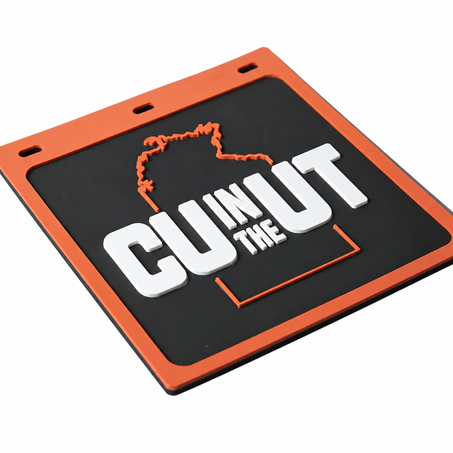24h Free Mock-up Customizable Size Heavy Duty Rubber Mudflaps Raised Logo Splash Guards Custom Mud Flap for Semi Trucks