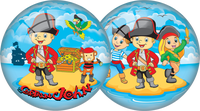 Ballon de jeu gonflable pour enfants de 130 mm en PVC imprimé, fabriqué en Europe, vente en gros