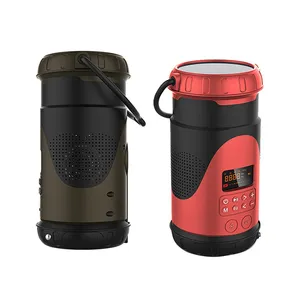 4-en-1 Lampe de camping d'extérieur lanterne Party waterproof Rugged AM FM Radio torch 14W J B L Speaker Portable