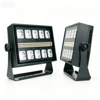 Projecteur mural LED STSLITE-400W 12*20W RGBW avec stroboscope ambré à contrôle segmenté DMX pour scène, discothèque et concert