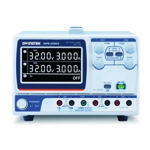 GW instek Gpe-3323c จ่ายไฟ3ช่อง195W โปรแกรมได้เชิงเส้น0-30V/0-3A 0-5V/0-3A X1 110V lexso INPUT - Product Image 1