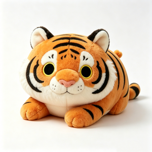 ตุ๊กตาเสืออ้วนกลมแบบกำหนดเอง ของขวัญตุ๊กตาเสือมงคลตามปีนักษัตรจีน - Product Image 3
