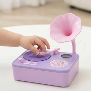 Giradischi <span class=keywords><strong>per</strong></span> Bambini, Giocattolo Educativo a Forma di Grammofono con Dischi Musicali <span class=keywords><strong>per</strong></span> Bambini - Product Image 2