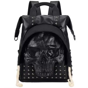 Mochila Escolar Con Estampado Mochila De Gran Capacidad Color Blanco