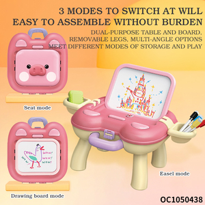 Juego de Mesa de Dibujo Plegable y Ajustable para Niñas, Juguetes Educativos Tempranos para Niños con Rotulador de Colores - Product Image 5