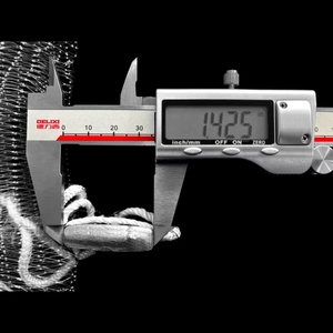 แหจับปลาแบบโยนมือ แหชุบสังกะสี พร้อมสายยางและลูกตุ้ม - Product Image 5