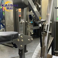 Máquina de remo sentado con selector comercial Kaishi para entrenamiento de músculos de espalda, equipo de gimnasio directo de fabricante