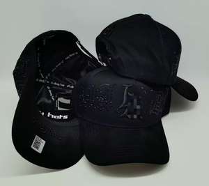 Hochwertige Designer-Wildleder-Snapback-Caps mit Breiter, Gebogener Krempe, Schwarze G5-Hüte, Junior-Hüte - Product Image 1