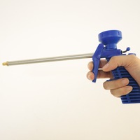 Pistola de Espuma de Poliuretano (PU) Industrial Mini con Mango de Plástico, Fuente de Alimentación Manual para Aislamiento y Construcción