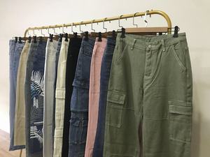 <span class=keywords><strong>Jeans</strong></span> de Mezclilla Casuales para Mujer, Cintura Alta, Corte Recto, Holgados, Lindos, Multicolores, para Uso Diario, Venta al Por Mayor de Fábrica - Product Image 5