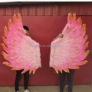 Ailes d'ange, décoration murale, modèle photo, décoration murale de mariage, toile de fond, cosplay, ailes d'ange, ailes de démon, ailes de fée, plumes pour performance - Product Image 6