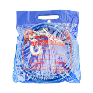 Chongteng 4 Meter 5 Ton Steel Wire Tow Rope With Locking <b>Hook</b> For Emergency Vehicle Towing - Product Image 3
