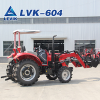 Tracteur agricole compact 60 CV Euro5 CE EPA à moteur diesel, petit tracteur multifonctionnel adapté à la culture des rizières