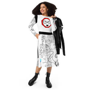 Costume da robot disegnato a mano - Product Image 5