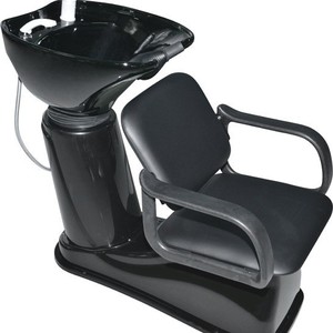 Chaise de coiffure Dongpin Beauty XT-229F en polypropylène, mobilier fixe pour salon de coiffure - Product Image 1