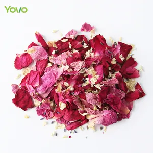 Etiqueta privada Paquete personalizado Confeti <span class=keywords><strong>DE</strong></span> BODA biodegradable Pétalos <span class=keywords><strong>de</strong></span> flores secas Lavanda Jazmín Rosa Pétalo <span class=keywords><strong>de</strong></span> caléndula - Product Image 2