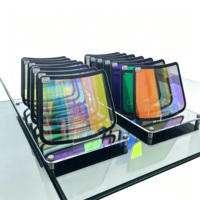 Film de protection pour pare-brise et film de protection UV - Film teinté bleu caméléon violet - Film teinté pour vitres arrière de voiture - Bleu néon 60% VLT