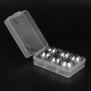 6pcs 304 Stainless Steel Eco-Friendly <strong>Ice</strong> Chilling Cooler Set for Beer Whiskey Vodka Stones Ball <strong>Bartender</strong> Tools - Product Image 6