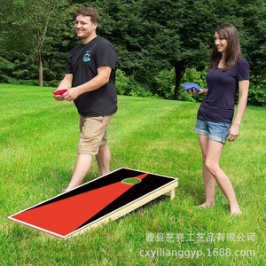 Jeu de lancer de sacs en bois Yl 702 pour l'extérieur, pour enfants et adultes, équipement de jeu de Cornhole - Product Image 1