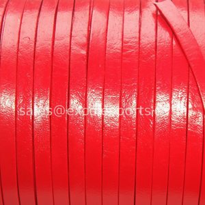 Correas de cuero recubiertas, cordones planos de cuero, cordón trenzado, accesorios, fabricación de joyas, collares, bolsos, ropa, zapatos - Product Image 1