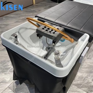 Table de pédicure multifonctionnelle Kisen pour spa de tête et de pieds, facile à utiliser, personnalisable (couleur et logo), avec lit de shampoing intégré - Product Image 6