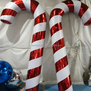 Đảng tổ chức sự kiện lớn <span class=keywords><strong>Inflatable</strong></span> Kẹo gậy cho Giáng sinh trang trí kín đi bộ thanh - Product Image 3