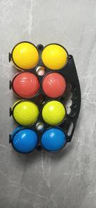 Venta al por mayor PP waterpolo pelotas Kid Plastic <span class=keywords><strong>Boule</strong></span> Ball Set Beach Bocce Ball Petanque Set - Product Image 2