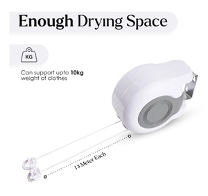 Tendedero Retráctil de 13 m para Colgar Ropa en Exteriores, Tendedero de Doble Nivel para Interiores y Exteriores - Product Image 2