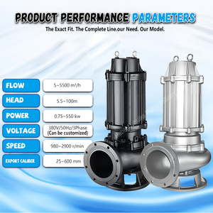 <span class=keywords><strong>Pompe</strong></span> à eaux usées <span class=keywords><strong>submersible</strong></span> WQ Dehuike résistante à la corrosion avec <span class=keywords><strong>broyeur</strong></span>, garantie 2 ans, service OEM - Product Image 2