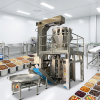 Machine d'emballage à 14 têtes de pesage pour aliments de collation (pommes de terre fraîches, bananes, chips de manioc, flocons de maïs, chin chin) avec remplissage d'azote personnalisé