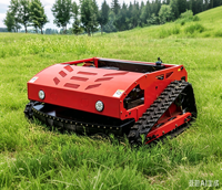 Tondeuse robot à chenilles télécommandée 16 CV 4 temps, certifiée CE, largeur de coupe 1000 mm, livraison rapide, matériel de jardinage