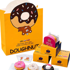 Cajas de Cartón Rígido Biodegradables y Reciclables para Empacar Donuts, con Logotipo Personalizado, Ecológicas, para Llevar - Product Image 4