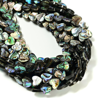 Perle en coquille d'ormeau naturel de 10mm en gros avec trou perles de pierre en vrac pour la fabrication de bijoux bracelet perlé