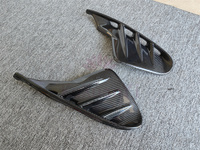 Utilisé pour Porsche Taycan 4S kit carrosserie fibre de carbone THT style voiture pare-chocs vent couteau kit carrosserie lèvres avant et arrière