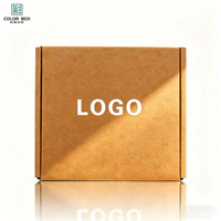 Échantillon gratuit Boîtes en papier kraft avec logo personnalisé Emballage en carton ondulé Boîte postale Carton d'expédition Papier de qualité supérieure